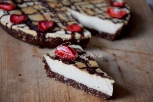 Vanilkov&yacute; cheescake